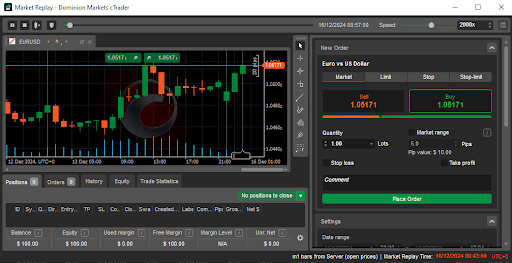 cTrader Market Replay