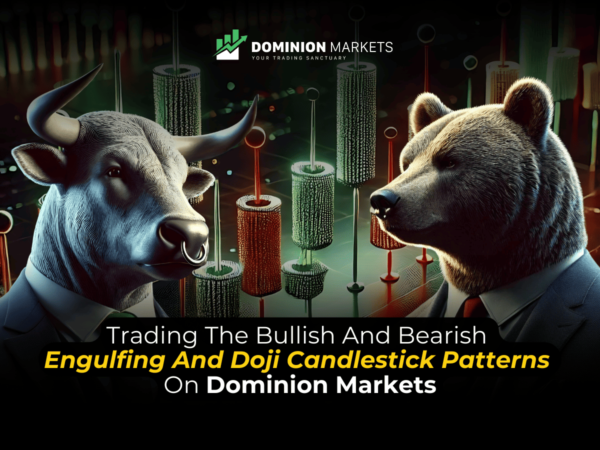 Trading The Bullish And Bearish Engulfing And Doji Candlestick Patterns On Dominion Options