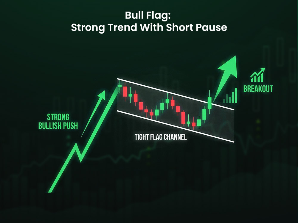 Bull Flag: Strong Trend With Short Pause