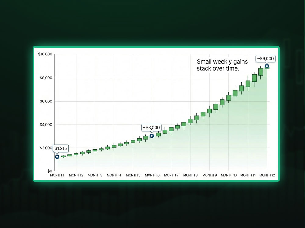 Example of a Forex Compounding Strategy in Action