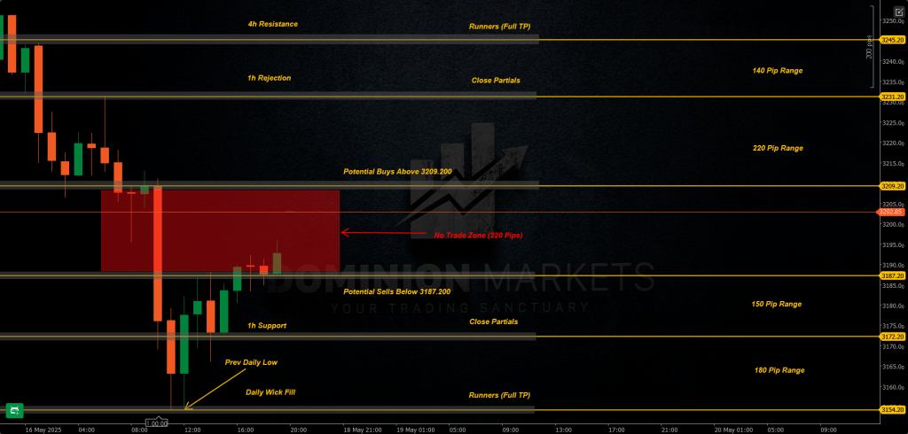 XAUUSD Technical Analysis 19th May 2025 1h chart