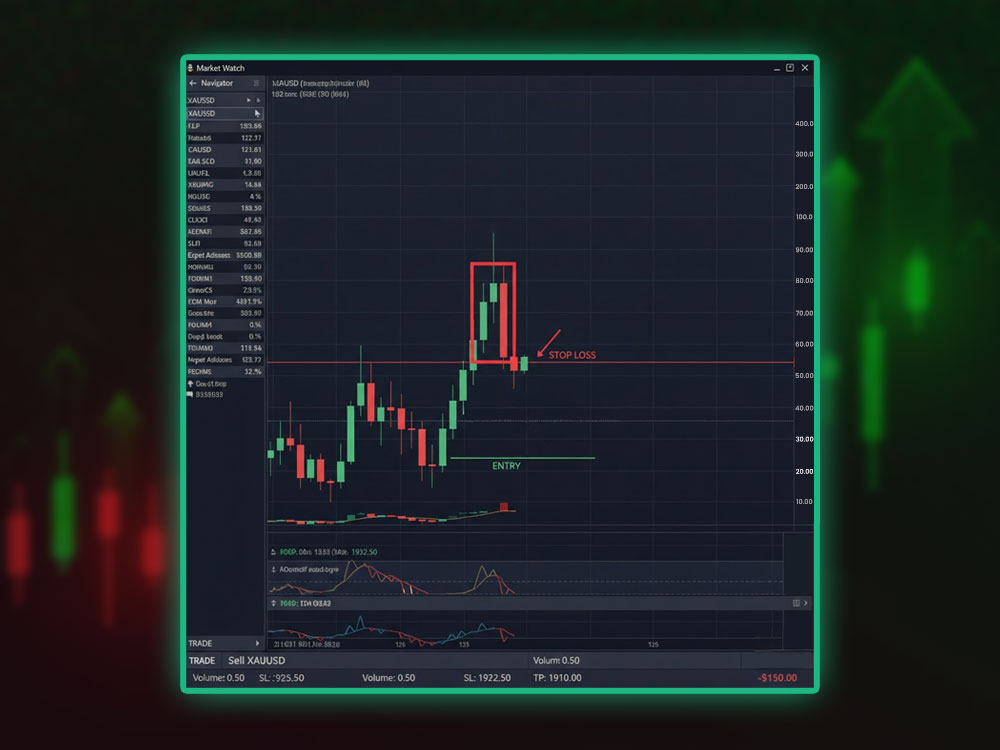 Bearish Pin Bar at Resistance