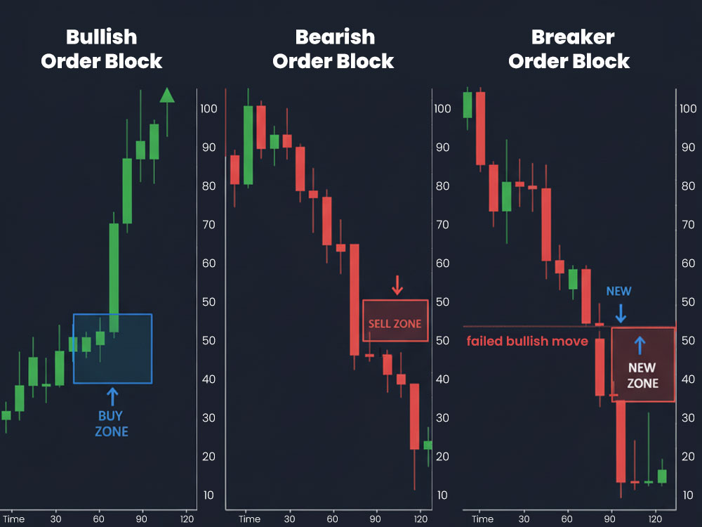 Examples of Using Order Blocks